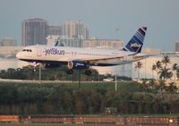 N821JB @ FLL - Jet Blue A320 - by Florida Metal