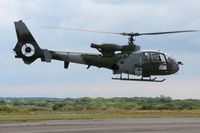 ZB679 @ EGFH - Visiting Army Air Corps helicopter. Unit not known. - by Roger Winser
