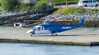 C-GHJJ @ CBC7 - Helijet preparing for departure from Vancouver Harbour Heliport.