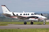 N95VB @ EGFF - C90GTI, seen taxxing at EGFF.