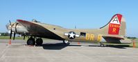 N93012 @ KAXN - Boeing B-17G Flying Fortress on the ramp.