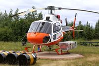 C-GWTQ @ CYOP - On standby for forest fire detail in Rainbow Lake, Alberta - by Guy Pambrun
