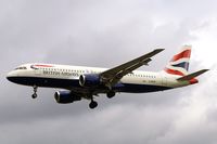 G-BUSF @ EGLL - Airbus A320-111 [0018] (British Airways) Heathrow~G 31/08/2006. On finals 27L. - by Ray Barber