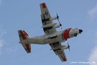 1718 @ KSRQ - A US Coast Guard HC-130 Hercules (1718) from Air Station Clearwater departs Sarasota-Bradenton International Airport - by Donten Photography