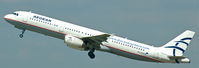 SX-DGA @ EDDL - Aegean Airlines (www.discovergreece.gr ttl.), is taking off at Düsseldorf Int'l(EDDL) - by A. Gendorf
