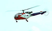 A-351 @ EGVI - Sud Aviation SE.3160 Alouette III [1351] (Netherlands Air Force) RAF Greenham Common~G 27/06/1981. From a slide.