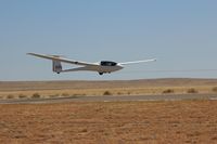 N628CA @ 0E0 - Centrair Pegase on tow at Moriarty Airport, New Mexico - by Mike Abernathy