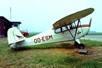 OO-ESM @ EBGB - Aeronca 11AC Chief [11AC-1605] (Gedair) Brussels-Grimbergen~OO 13/08/1977 - by Ray Barber