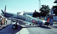 PK624 @ EGUD - Supermarine Spitfire F.22 [CBAF.189] RAF Abingdon~G 15/09/1979 - by Ray Barber