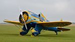 N3378G @ EGSU - 3. N3378G 'Peashooter' emerging from the morning mist at The Flying Legends Air Show, IWM Duxford. July,2014. (*'The only flying P-26 in the World.')