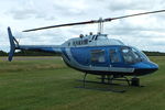 G-OAMI @ EGBT - ferrying race fans to the British F1 Grand Prix at Silverstone - by Chris Hall
