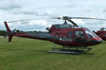 G-LHTB @ EGBT - ferrying race fans to the British F1 Grand Prix at Silverstone - by Chris Hall