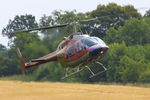 G-JETX @ EGBT - ferrying race fans to the British F1 Grand Prix at Silverstone - by Chris Hall