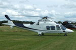 G-MCAN @ EGBT - ferrying race fans to the British F1 Grand Prix at Silverstone - by Chris Hall