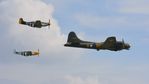 G-BTCD @ EGSU - 45. 'Ferocious Frankie' on escort duty at The Flying Legends Air Show, IWM Duxford. July,2014.