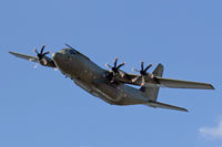 ZH884 @ EGFH - C-130J, call sign Zorro1, low fly by, 175' runway 22 at EGFH, en-route the Range. - by Derek Flewin