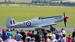 G-BUOS @ EGSU - 4. G-BUOS preparing to fly in formation at The Flying Legends Air Show, IWM Duxford. July,2014. - by Eric.Fishwick
