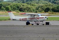 G-AZZR @ EGFH - Visiting Reims/Cessna F150L. - by Roger Winser