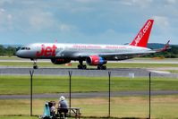 G-LSAB @ EGCC - taxying to stand