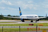 G-TCCA @ EGCC - taxying to stand