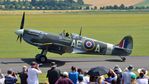 G-LFVB @ EGSU - 5. EP120 with a highly appreciative crowd at The Flying Legends Air Show, IWM Duxford. July,2014.