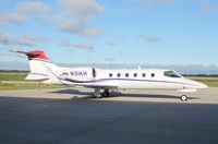 N31KH @ KJVL - Learjet 31A