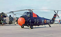 OT-ZKD @ EGVI - Sikorsky HSS-1 Seabat [SA145] (Belgian Air Force) RAF Greenham Common~G 27/06/1981. From a slide. - by Ray Barber