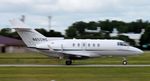 N850ME @ KAXN - Hawker Beechcraft 850XP taking off runway 31. - by Kreg Anderson
