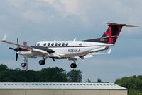 N350KA @ EGVA - On landind at Fairford Airbase for the Air Tattoo 2014 - by Aldo Bidini