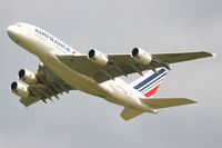 F-HPJG @ LFPG - Airbus A380-861, Take off rwy 27L, Roissy Charles De Gaulle airport (LFPG-CDG) - by Yves-Q