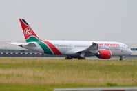 5Y-KZA @ LFPG - First Kenya Airways B788 - by FerryPNL