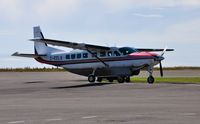 G-EELS @ EGFH - Visiting Grand Caravan - by Roger Winser