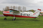 G-ATXZ @ EGBR - Bolkow BO-208C Junior at The Real Aeroplane Club's Early Bird Fly-In, Breighton Airfield, April 2014. - by Malcolm Clarke