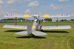 G-ANON @ EGBR - De Havilland DH-82A Tiger Moth II at The Real Aeroplane Club's Biplane and Open Cockpit Fly-In, Breighton Airfield, June 1st 2014. - by Malcolm Clarke