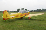 G-AZYS @ EGBR - Scintex CP-301C-1 Emeraude at The Fly-In & Vintage Air Race, The Real Aeroplane Company, Breighton Airfield, July 2014. - by Malcolm Clarke