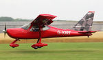 G-KIRT @ EGBR - Glasair GlaStar at The Fly-In & Vintage Air Race, The Real Aeroplane Company, Breighton Airfield, July 2014. - by Malcolm Clarke