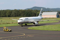SX-DGI @ LJMB - Aegean Airbus A320-200 arrived from Corfu @ MBX