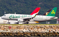 B-9986 @ VHHH - Spring Airlines - by Wong Chi Lam