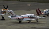 N838SB @ CYXY - On the ramp at Whitehorse, Yukon, with three P-51 Mustangs. - by Murray Lundberg