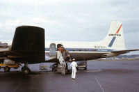N37537 @ DCA - Jul or Aug 1964.  Washington National Airport. - by Frank Burch
