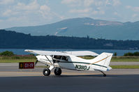 N3110J @ EGEO - About to depart from Oban Airport.