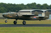 PH-XXV @ EHGR - PH-XXV is a TB-25N Mitchell bomber and flies as Dutch East-Indies AF N5-149 - by Nicpix Aviation Press  Erik op den Dries