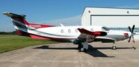 N214MG @ KAXN - Pilatus PC-12 on the ramp. - by Kreg Anderson