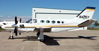N425Y @ KAXN - Cessna 425 Conquest I on the ramp. - by Kreg Anderson