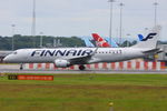 OH-LKF @ EGCC - Finnair - by Chris Hall