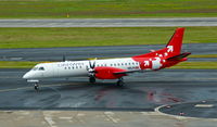 HB-IYI @ EDDL - Darwin Airline (OLT cs.), is here taxiing at Düsseldorf Int'l(EDDL) - by A. Gendorf