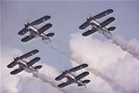G-BADY @ EGLF - Rothmans team at Farnborough in the seventies. - by Rigo VDB