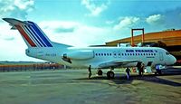PH-LEX @ LFBO - Fokker F-28-4000 Fellowship [11179] (Air France) Toulouse-Blagnac~F 21/09/1982. From a slide.