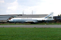 F-WQCT @ EBKT - Sud Aviation SE.210 Caravelle 11R [240] (Eureka Aviation) Kortrijk-Wevelgem~OO 01/09/1996