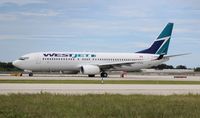C-GKWA @ FLL - West Jet 737-800 - by Florida Metal